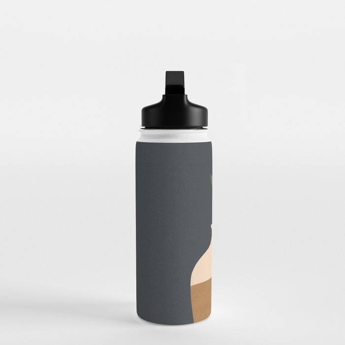 Minimal Abstract Art Vase Flower 9 Water Bottle Gallery Image 3