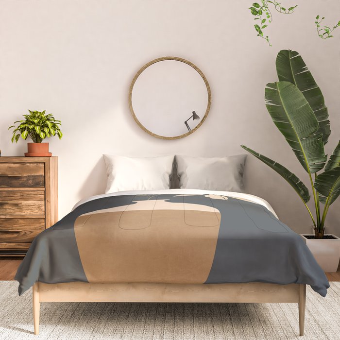 Minimal Abstract Art Vase Flower 9 Comforter Gallery Image 3