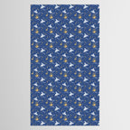 Celestial Pigs lunar blue Tablecloth Gallery Image 2