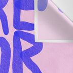 More Amor por favor - brush typography love quote Wall Tapestry Gallery Image 3
