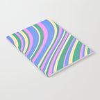 Wavy Stripes XV - 90s Pastel Notebook Gallery Image 2