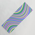Wavy Stripes XV - 90s Pastel Yoga Mat Gallery Image 1