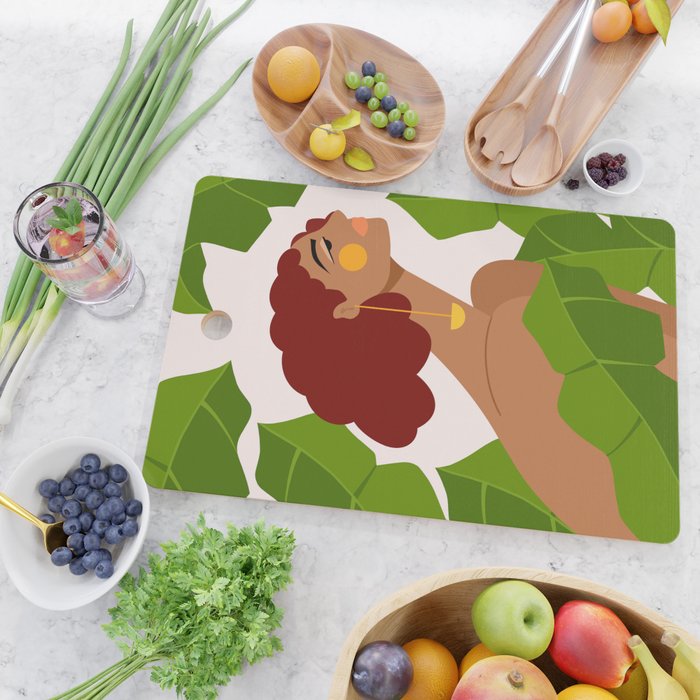 Banana Leaves Cutting Board Gallery Image 2