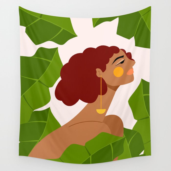 Banana Leaves Wall Tapestry Gallery Image 4