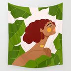 Banana Leaves Wall Tapestry Gallery Image 4