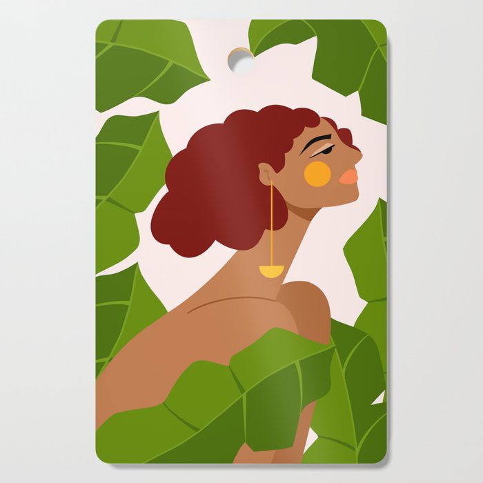 Banana Leaves Cutting Board Gallery Image 1