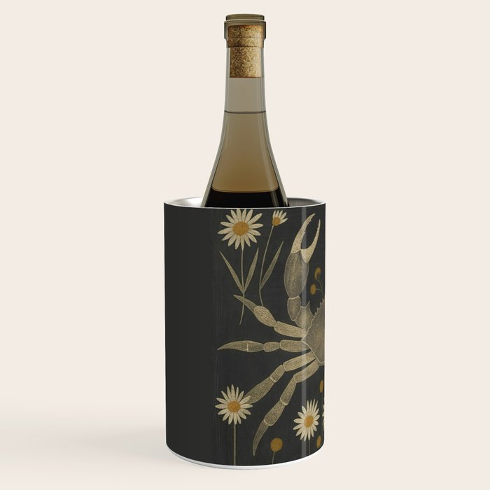 Crab with Daisies Wine Chiller Gallery Image 2