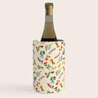 Bright Vintage Flower Pattern Wine Chiller Gallery Image 2