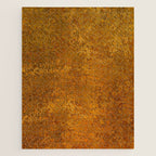 Vintage Gold Rust, Minimal Art Jigsaw Puzzle Gallery Image 1