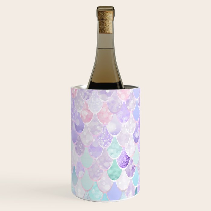 Mermaid Pastel Aesthetics Wine Chiller Gallery Image 1