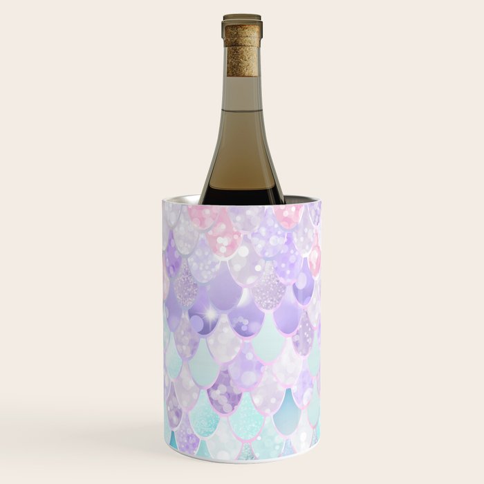 Mermaid Pastel Aesthetics Wine Chiller Gallery Image 2