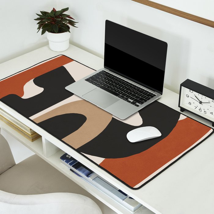 Modern Abstract Minimal Art 1 Desk Mat Gallery Image 2