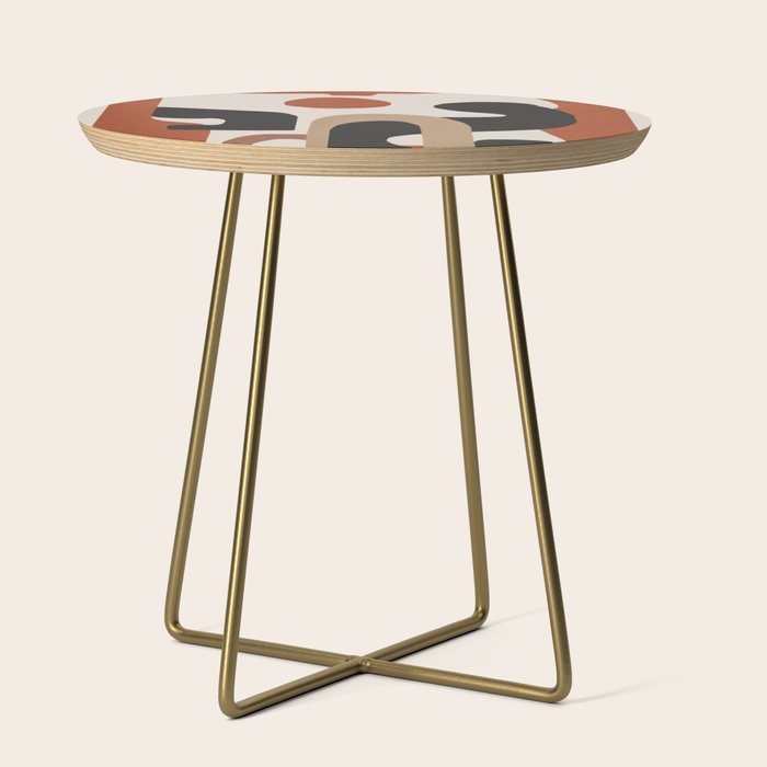 Modern Abstract Minimal Art 1 Side Table Gallery Image 1