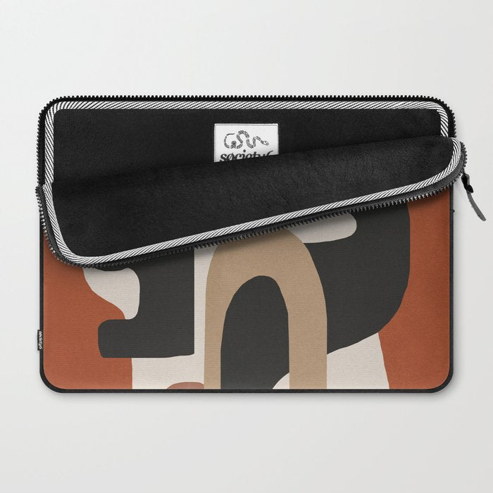 Modern Abstract Minimal Art 1 Laptop Sleeve Gallery Image 2