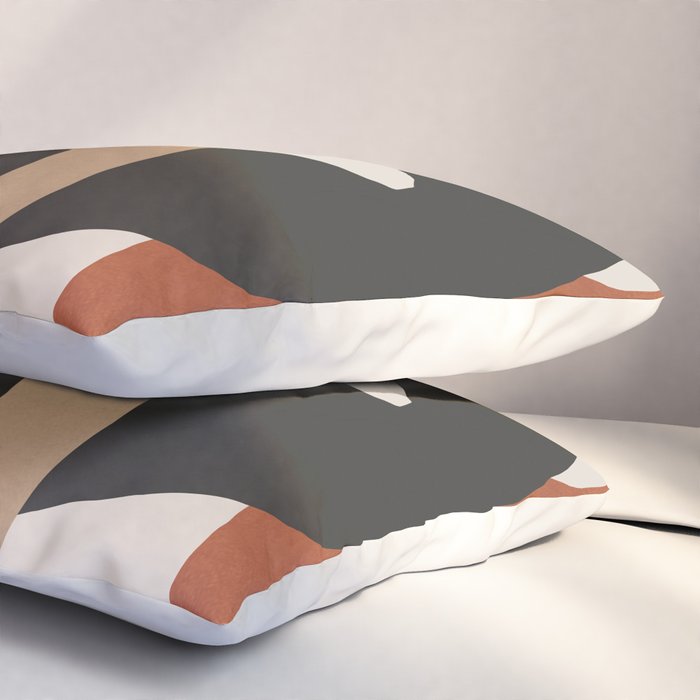 Modern Abstract Minimal Art 1 Pillow Sham Gallery Image 3
