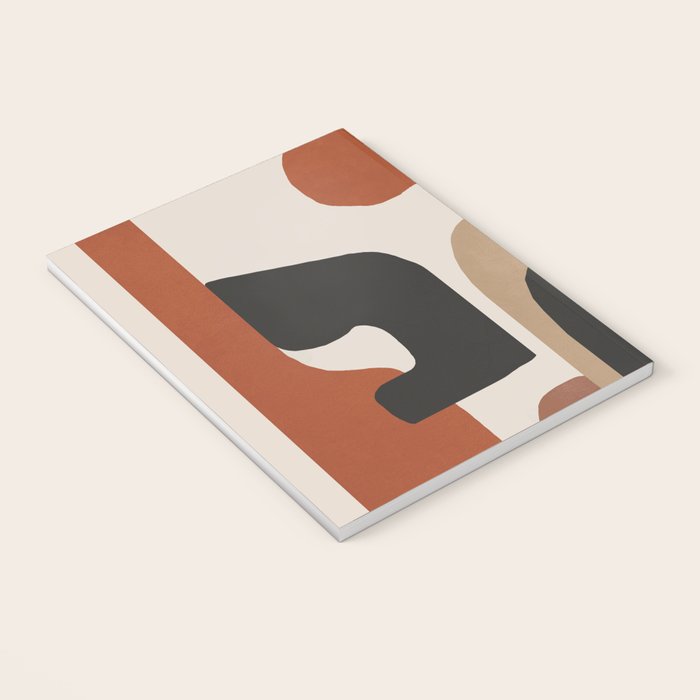 Modern Abstract Minimal Art 1 Notebook Gallery Image 3