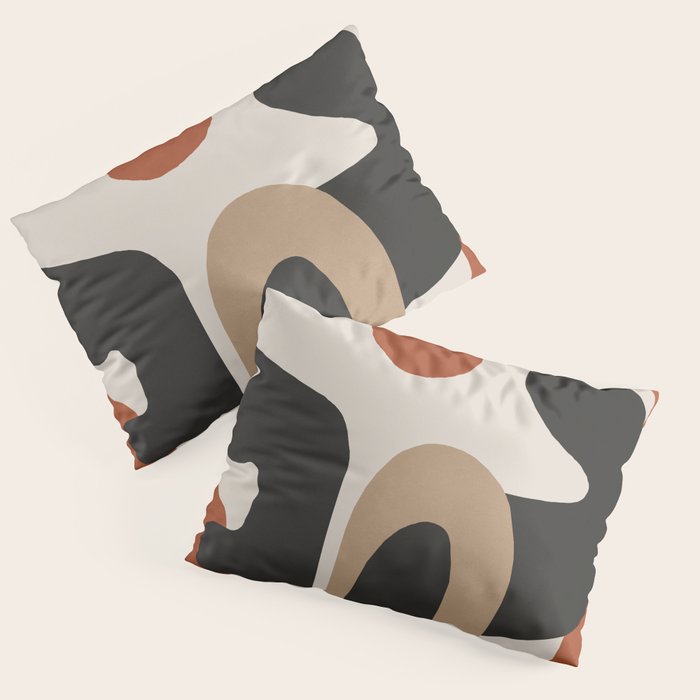 Modern Abstract Minimal Art 1 Pillow Sham Gallery Image 3