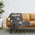 Lines in Motion 2 Throw Blanket Gallery Image 1