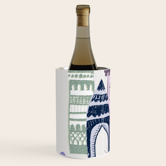 Home Block print lilac Wine Chiller Gallery Image 2