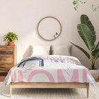 Home Block print lilac Comforter Gallery Image 3
