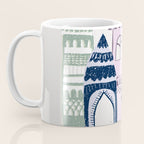 Home Block print lilac Coffee Mug Gallery Image 3