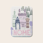 Home Block print lilac Bath Mat Gallery Image 1