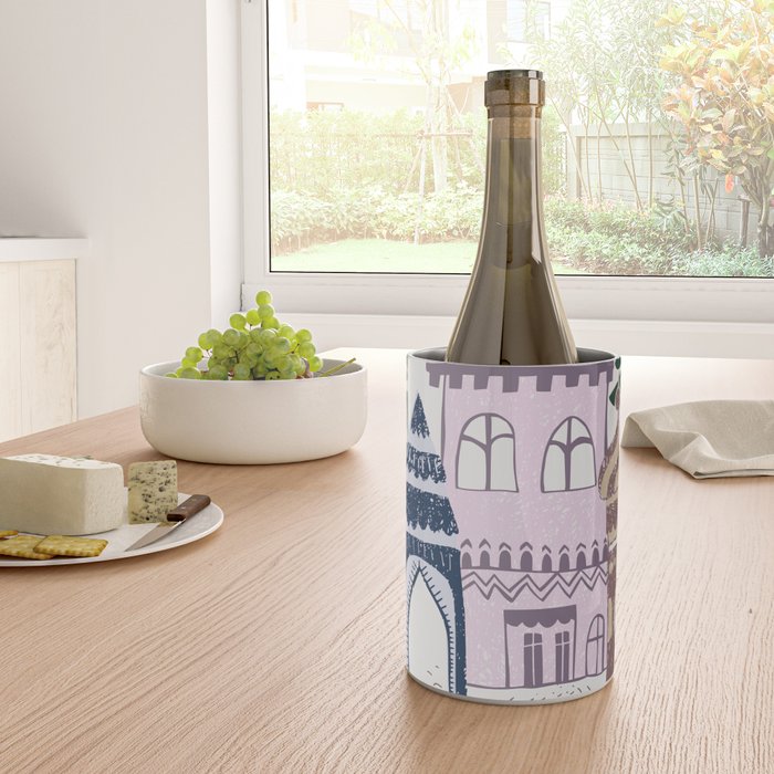 Home Block print lilac Wine Chiller Gallery Image 4