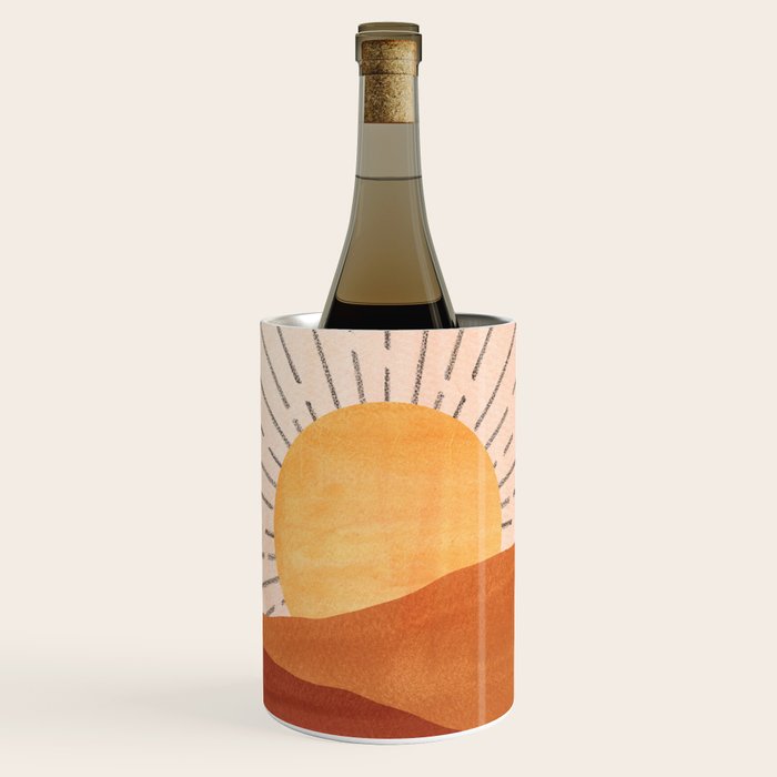 Terracotta sunrise Wine Chiller Gallery Image 1