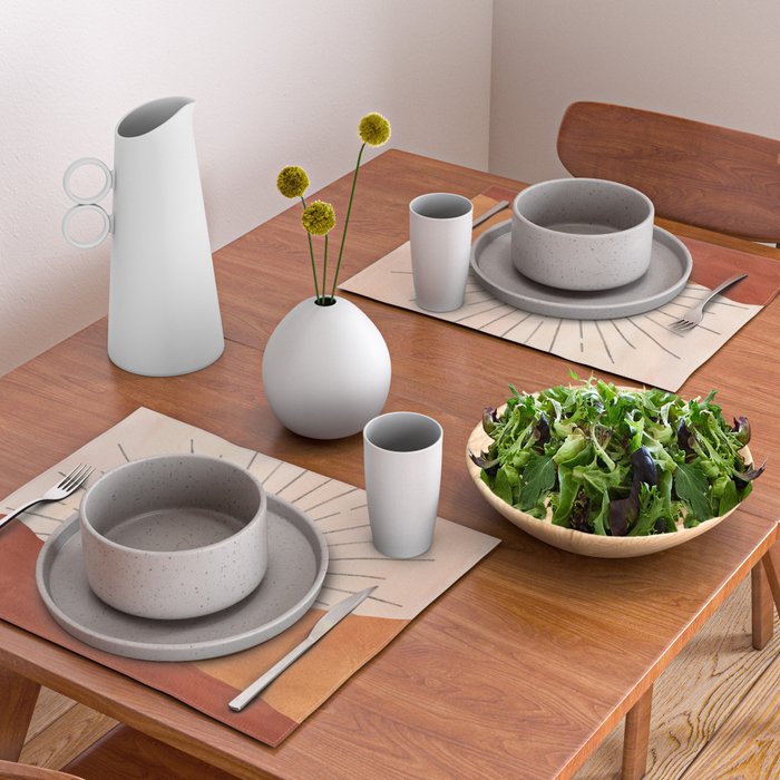 Terracotta sunrise Placemat Gallery Image 2