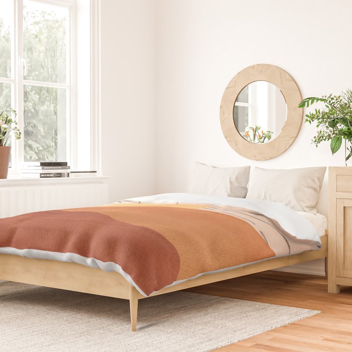 Terracotta sunrise Duvet Cover Gallery Image 2
