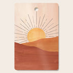 Terracotta sunrise Cutting Board Gallery Image 1