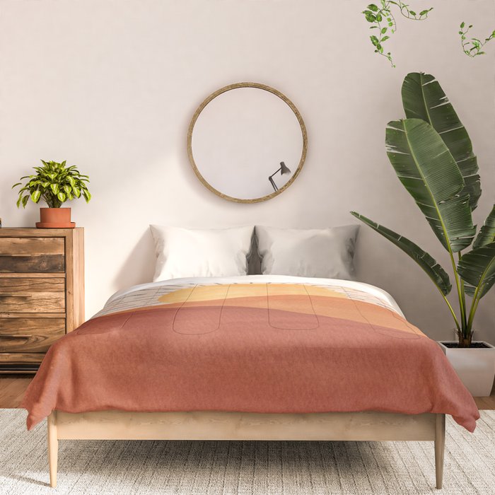 Terracotta sunrise Comforter Gallery Image 3