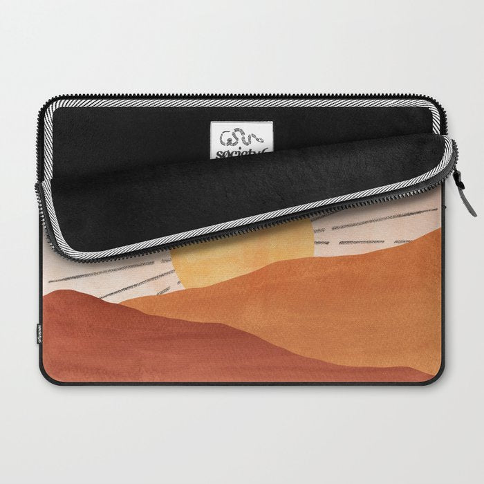 Terracotta sunrise Laptop Sleeve Gallery Image 2