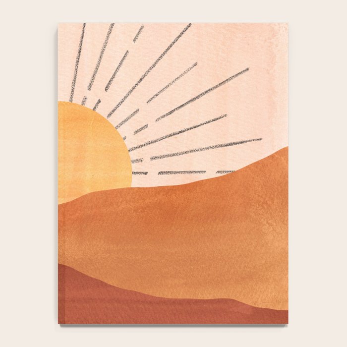 Terracotta sunrise Notebook Gallery Image 4
