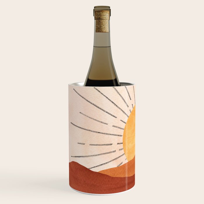 Terracotta sunrise Wine Chiller Gallery Image 2