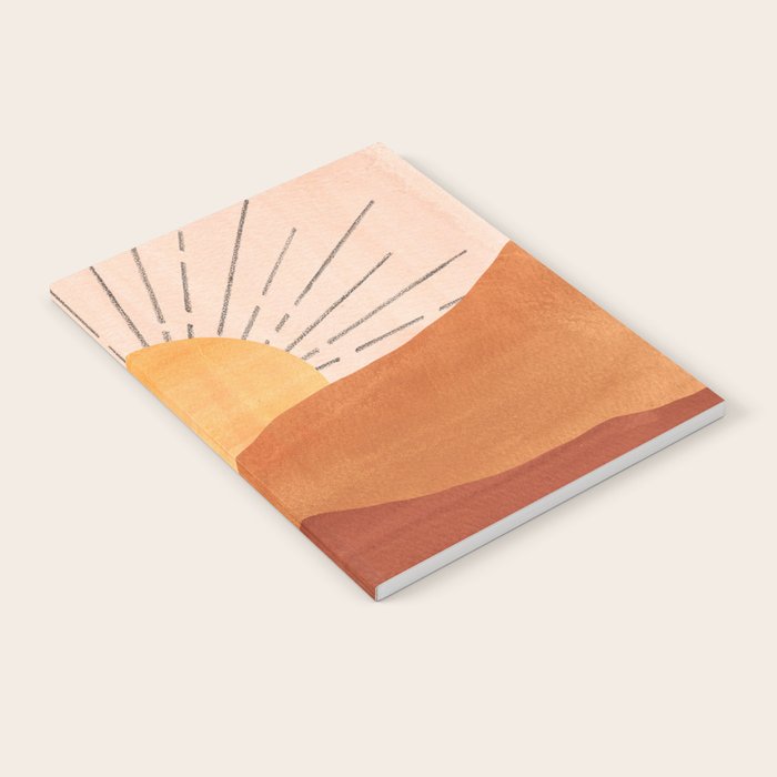 Terracotta sunrise Notebook Gallery Image 1