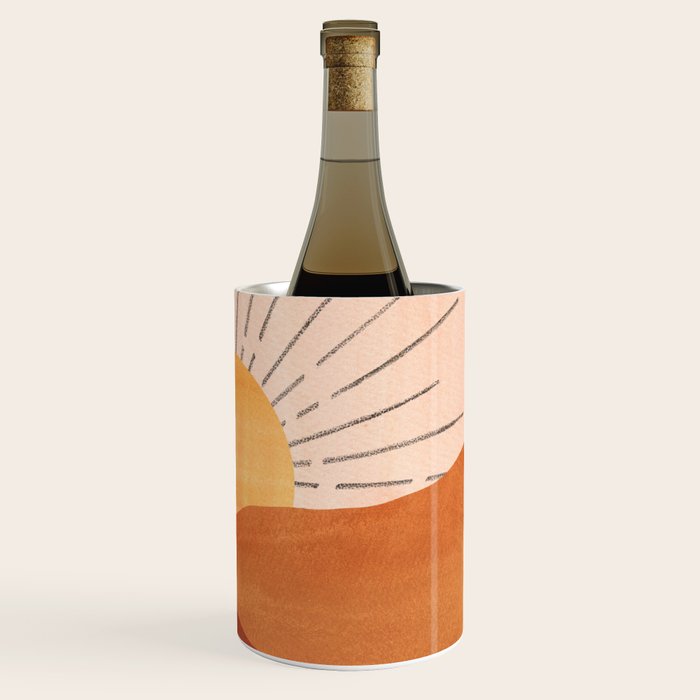 Terracotta sunrise Wine Chiller Gallery Image 3
