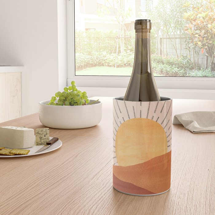 Terracotta sunrise Wine Chiller Gallery Image 4