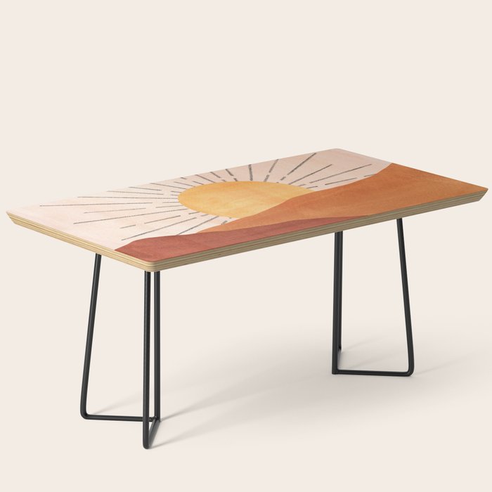 Terracotta sunrise Coffee Table Gallery Image 1