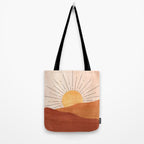Terracotta sunrise Tote Bag Gallery Image 2