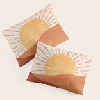 Terracotta sunrise Pillow Sham Gallery Image 3