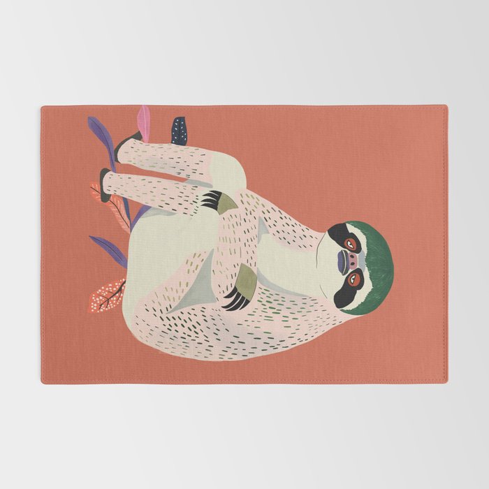 Just Slothin' Around Rug Gallery Image 2