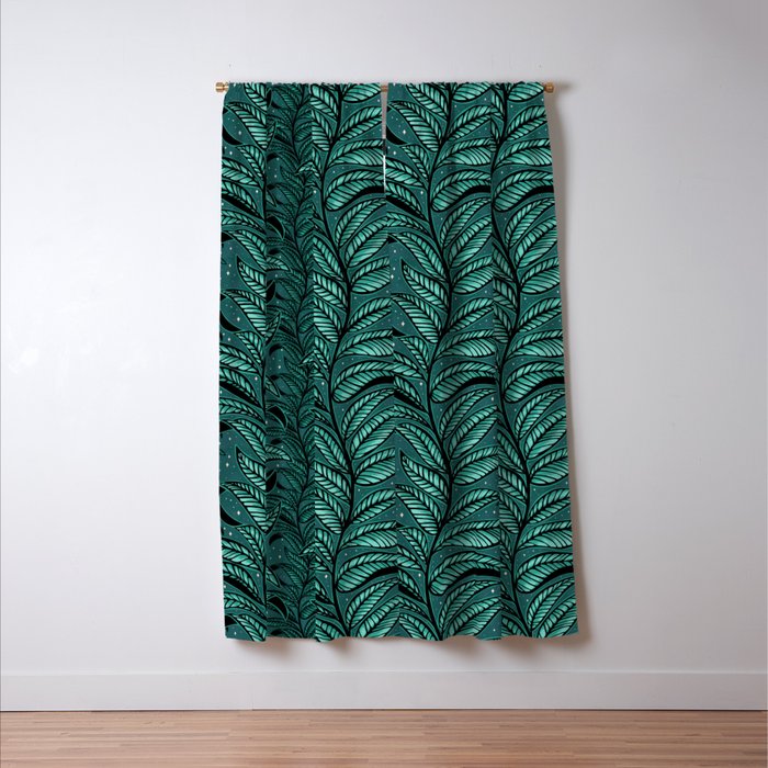 Magic Jungle Vine - green Window Curtain Gallery Image 3
