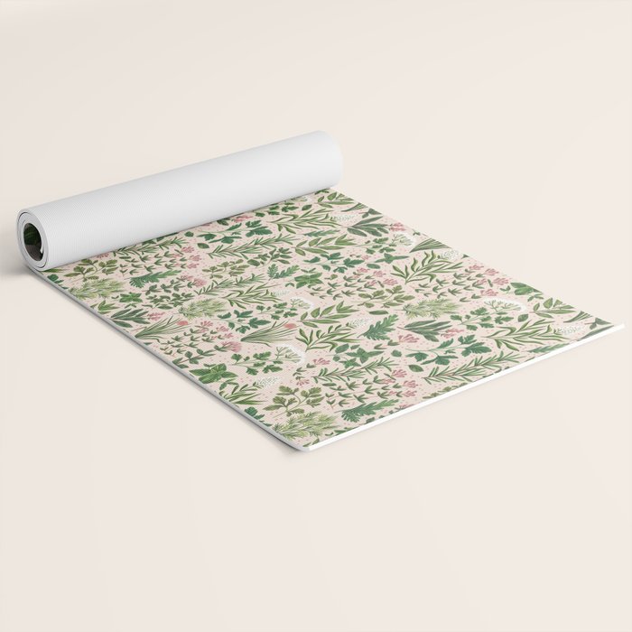 Herbs & Spices - beige Yoga Mat Gallery Image 2