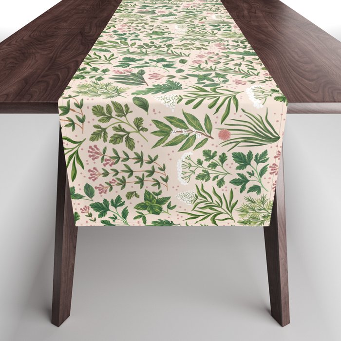 Herbs & Spices - beige Table Runner Gallery Image 1