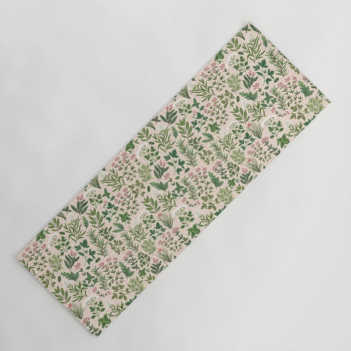 Herbs & Spices - beige Yoga Mat Gallery Image 1