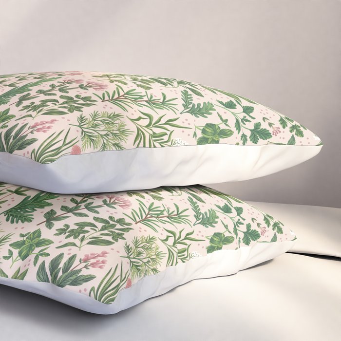 Herbs & Spices - beige Pillow Sham Gallery Image 3