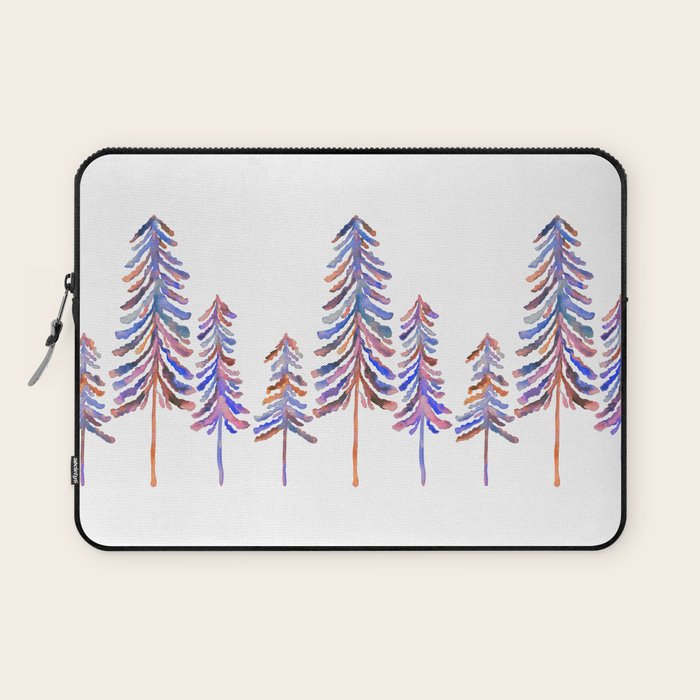 Pine Trees - Vintage Palette Laptop Sleeve Gallery Image 1