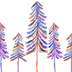 Pine Trees - Vintage Palette Coffee Mug Gallery Image 2