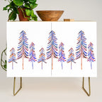 Pine Trees - Vintage Palette Credenza Gallery Image 1